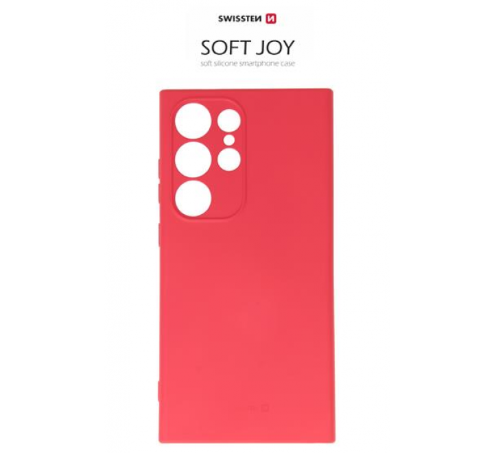 POUZDRO SWISSTEN SOFT JOY PRO SAMSUNG GALAXY S25 ULTRA 5G ČERVENÉ