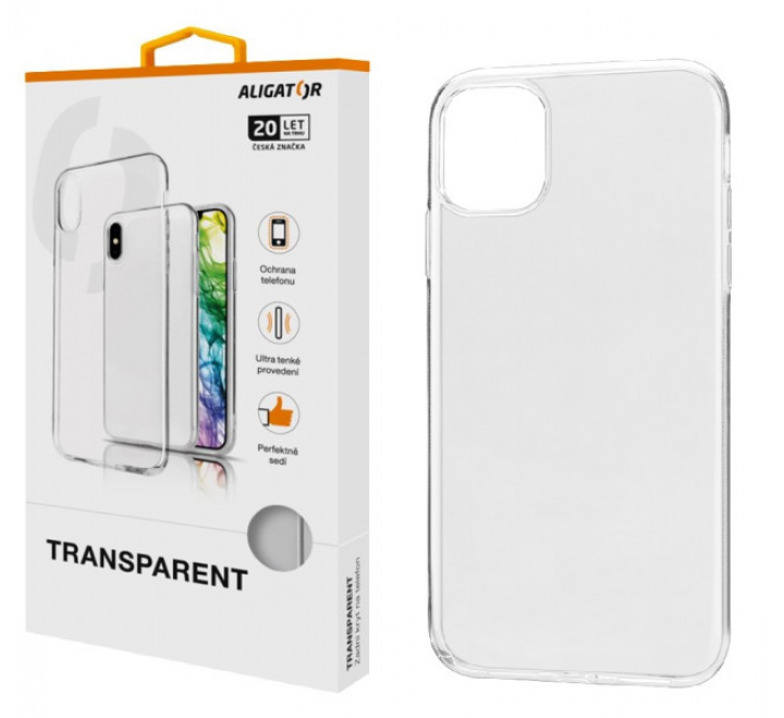 Pouzdro TRANSPARENT ALIGATOR Apple iPhone 11