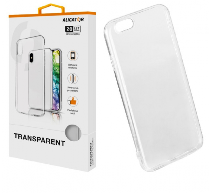 Pouzdro TRANSPARENT ALIGATOR Apple iPhone 6/6S