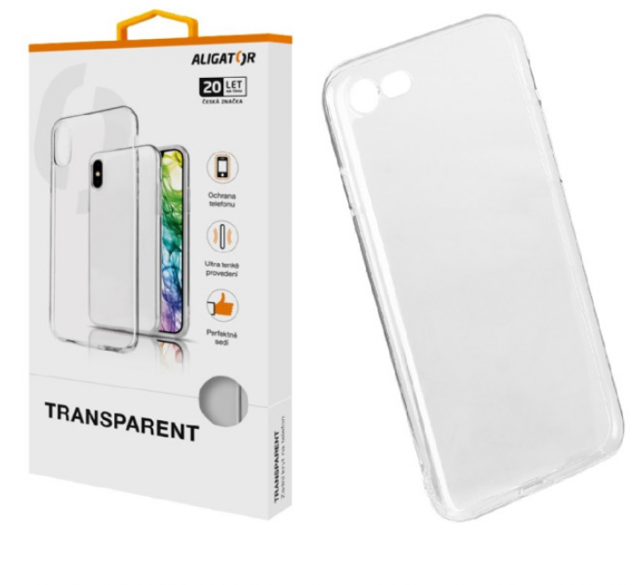Pouzdro TRANSPARENT ALIGATOR Apple iPhone 7/8