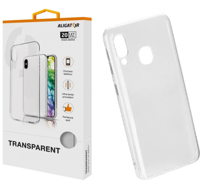 Pouzdro TRANSPARENT ALIGATOR Samsung Galaxy A20e