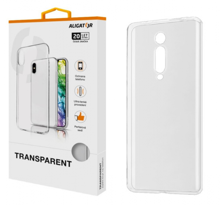 Pouzdro TRANSPARENT ALIGATOR Xiaomi Mi 9T