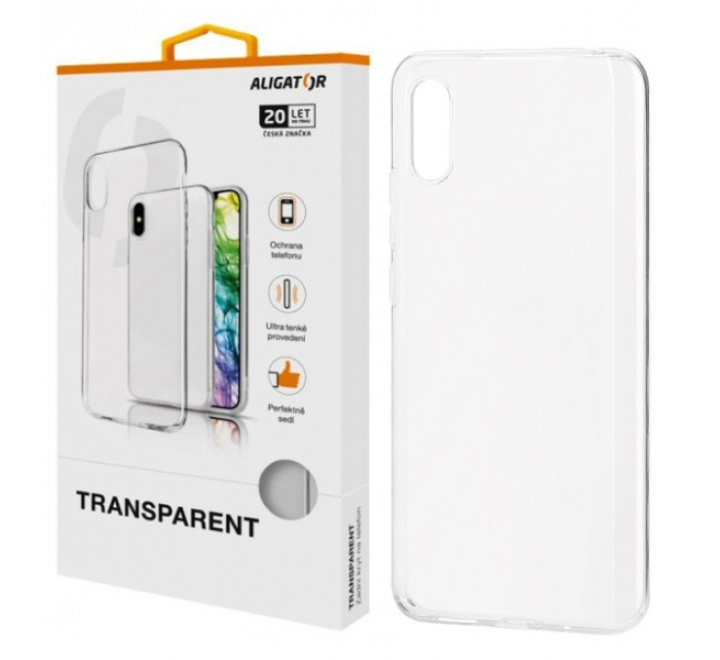 Pouzdro TRANSPARENT ALIGATOR Xiaomi Redmi 9A/9AT