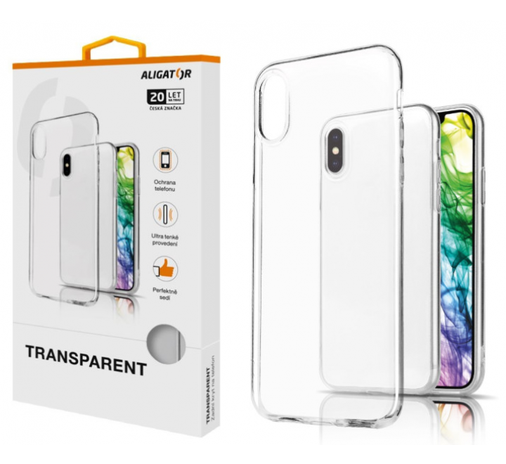 Pouzdro TRANSPARENT ALIGATOR Xiaomi Redmi Note 8 Pro