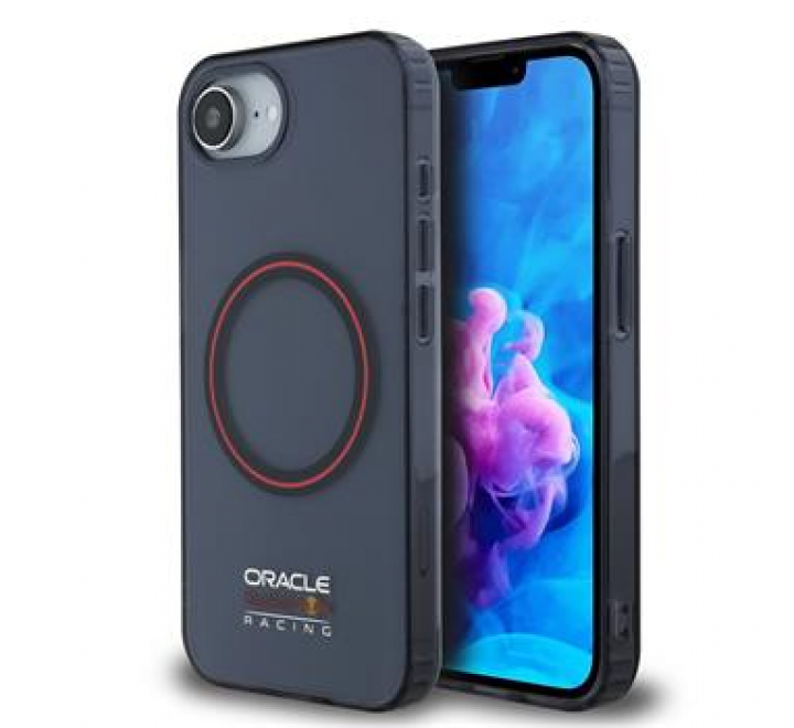 Red Bull PC/TPU Red Ring MagSafe Zadní Kryt pro iPhone 16e Navy