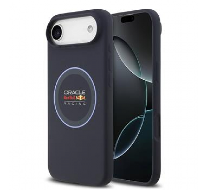 Red Bull Silicone Blue Ring MagSafe Zadní Kryt pro iPhone 17 Air Navy