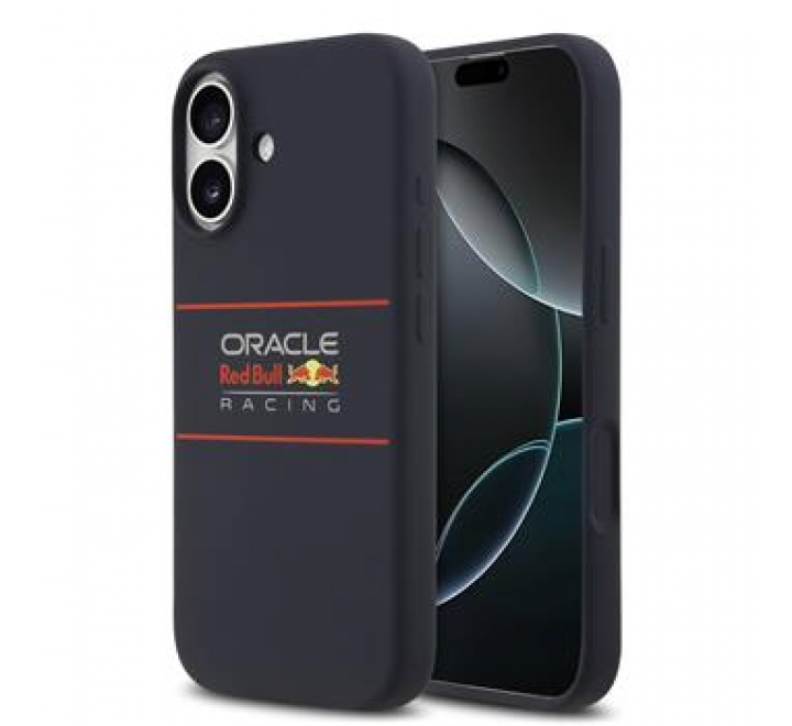 Red Bull Silicone Horizontal Logo MagSafe Zadní Kryt pro iPhone 17 Navy