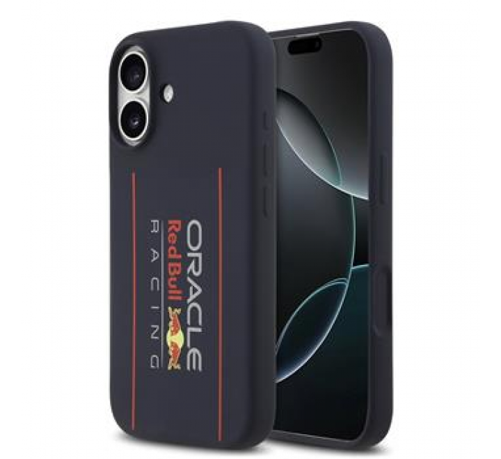 Red Bull Silicone Vertical Logo MagSafe Zadní Kryt pro iPhone 17 Navy