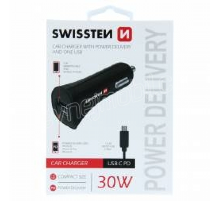 SWISSTEN CL ADAPTÉR POWER DELIVERY USB-C A USB 2,4A 30W POWER + KABEL MICRO USB