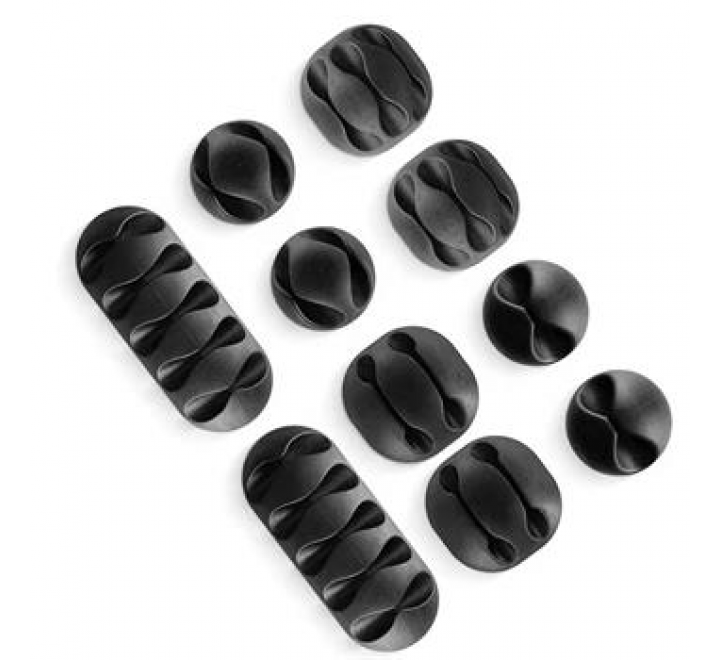 SWISSTEN KABELOVÝ MANAGMENT - KLIPY NA KABELY 10ks