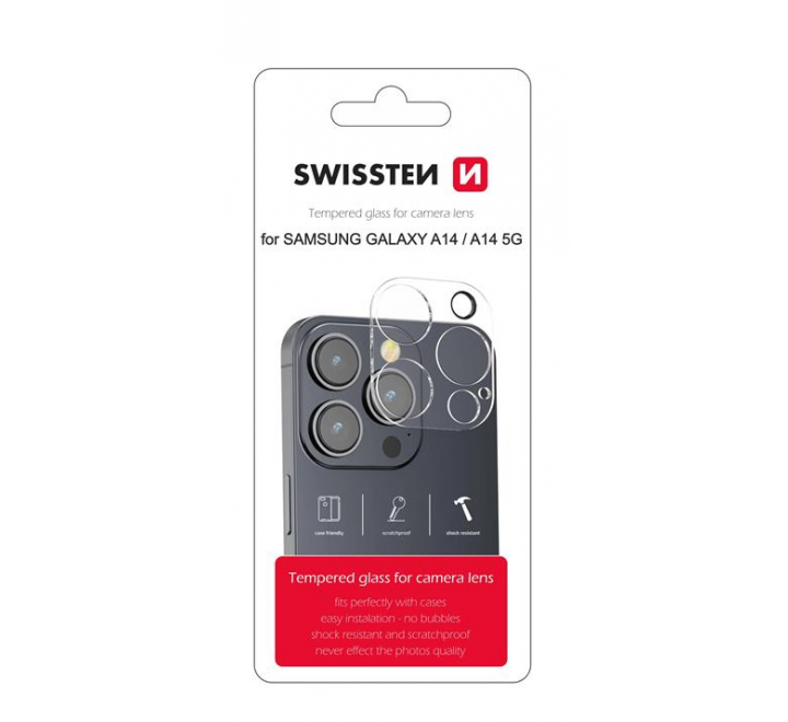 SWISSTEN OCHRANNÉ SKLO NA ČOČKY FOTOAPARÁTU PRO SAMSUNG GALAXY A14 / A14 5G