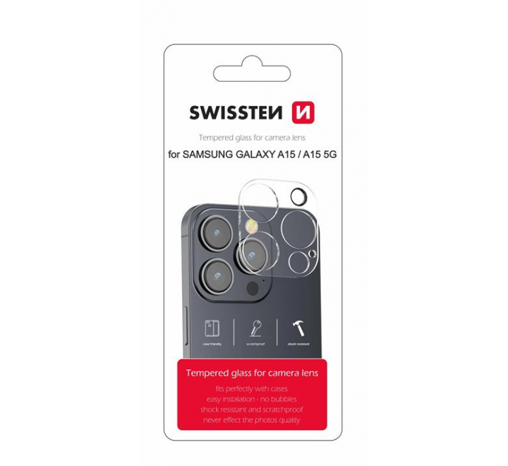 SWISSTEN OCHRANNÉ SKLO NA ČOČKY FOTOAPARÁTU PRO SAMSUNG GALAXY A15 / A15 5G
