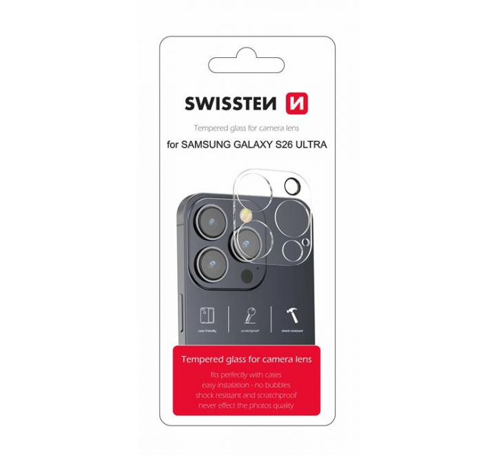 SWISSTEN OCHRANNÉ SKLO NA ČOČKY FOTOAPARÁTU PRO SAMSUNG GALAXY S26 ULTRA 5G