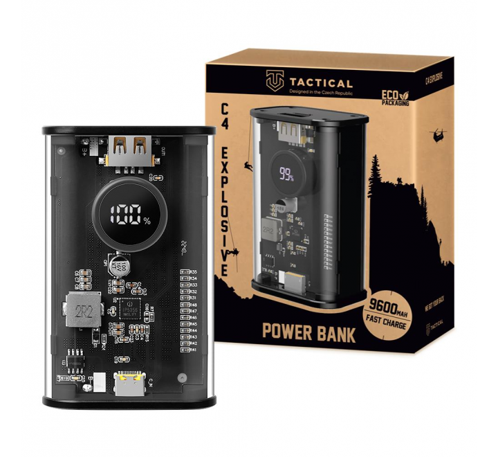 Tactical C4 Explosive 9600mAh Black