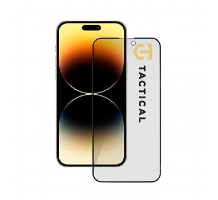 Tactical Glass Shield Privacy Stealth 5D sklo pro Apple iPhone 14 Pro Max Black