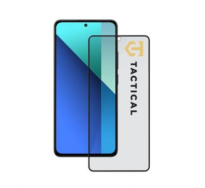 Tactical Glass Shield Privacy Stealth 5D sklo pro Xiaomi Redmi Note 13 4G/5G/14S Black 