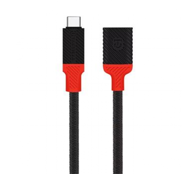 Tactical Pin4Fun Adapter USB-C/Lightning 0,1m Black/Red