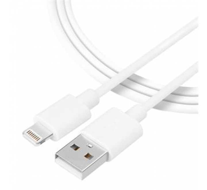 Tactical Smooth Thread Cable USB-A/Lightning 1m White