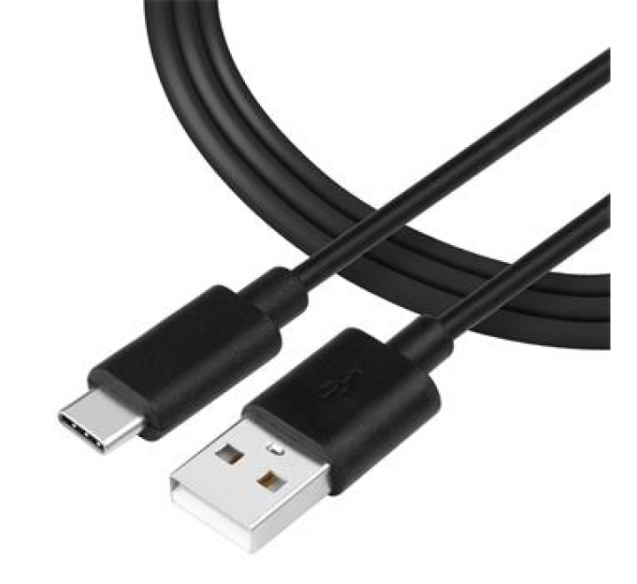 Tactical Smooth Thread Cable USB-A/USB-C  1m Black