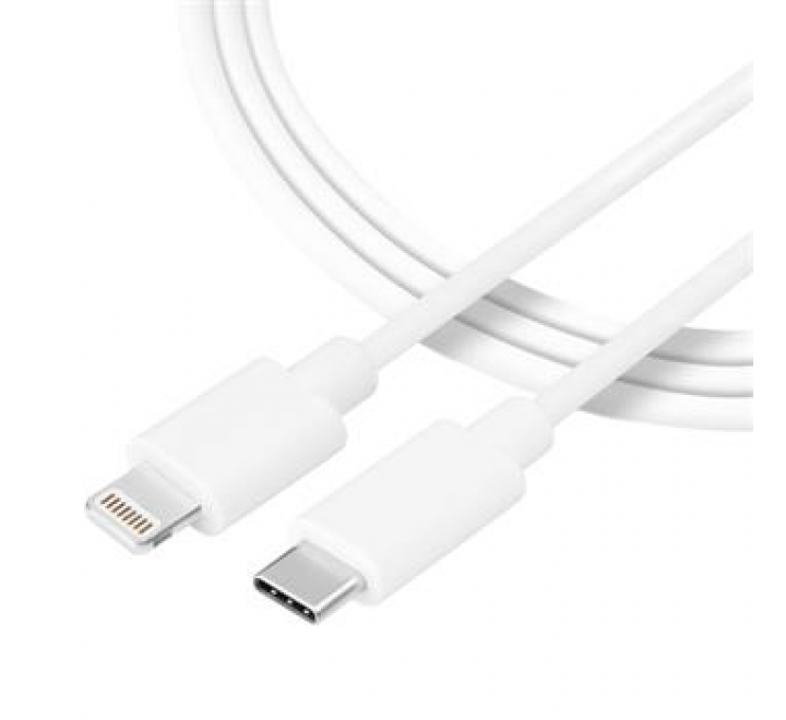 Tactical Smooth Thread Cable USB-C/Lightning 1m White