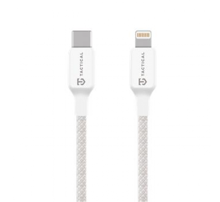 Tactical Stitch Thread Cable USB-C/Lightning 1m White