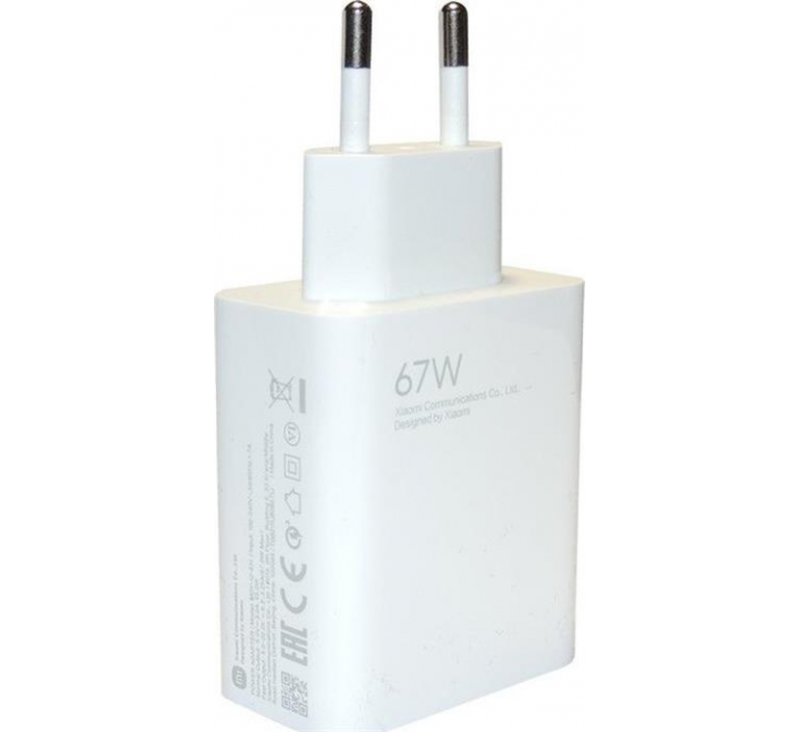 Xiaomi MDY-12-EH USB-A 67W Cestovní Nabíječka White (Service Pack)