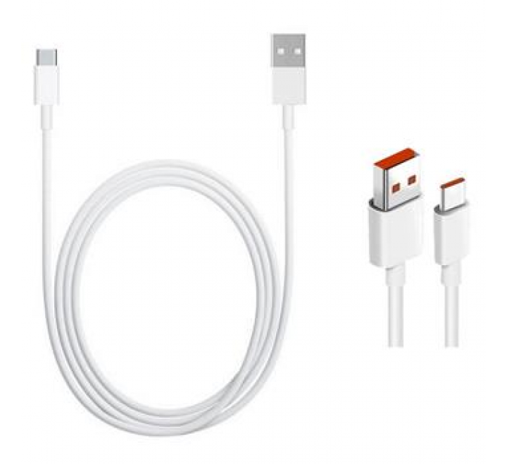 Xiaomi Original USB-C Datový Kabel 6A 1m White (Bulk)