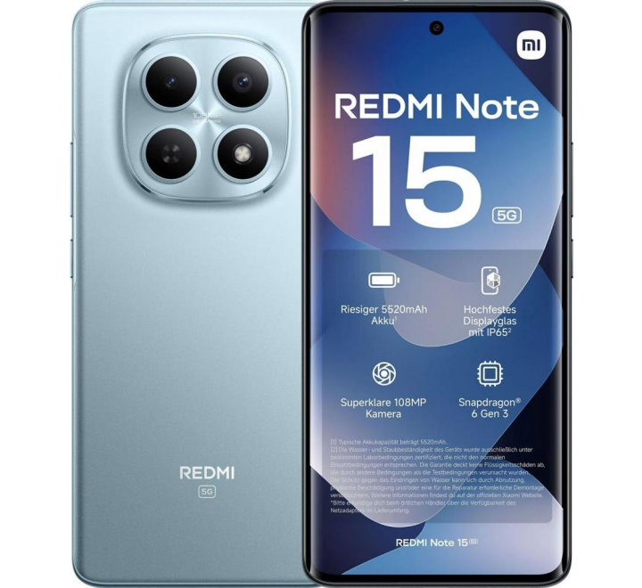 Xiaomi Redmi Note 15 5G 8GB/256GB Glacier Blue